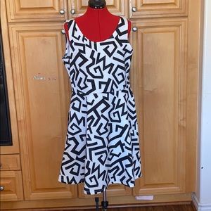 Forever 21 + geometric skater dress